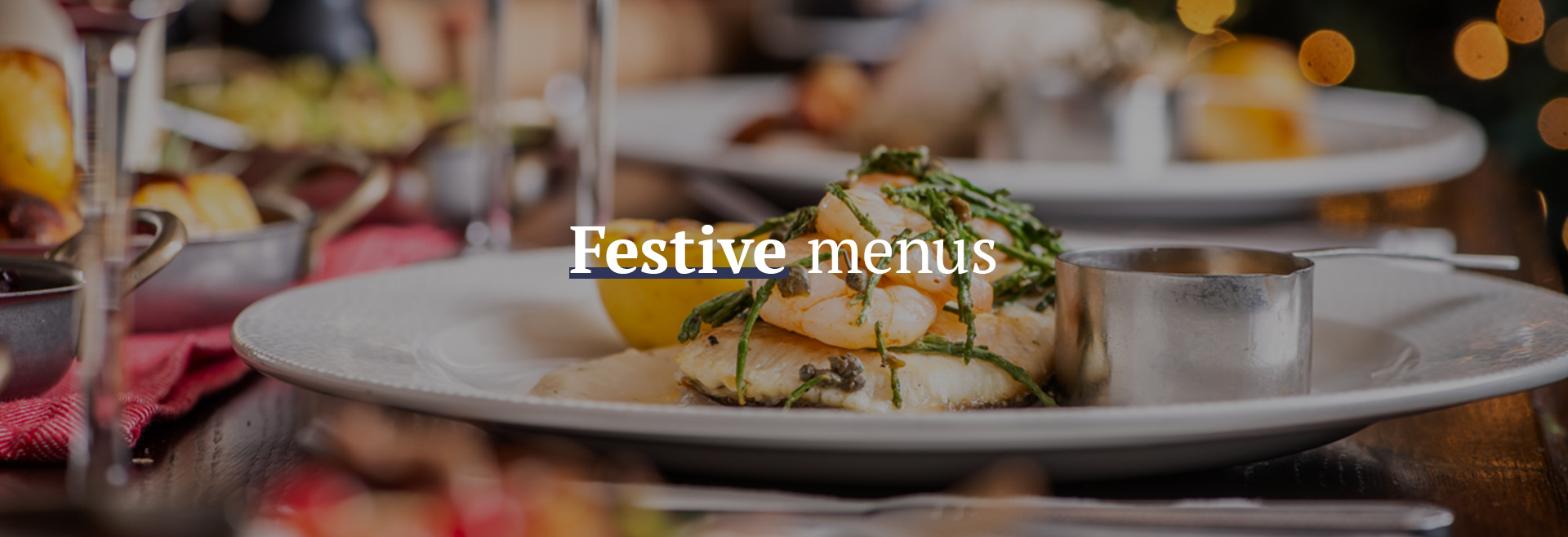 Festive Christmas Menu at The Maid Of Muswell 