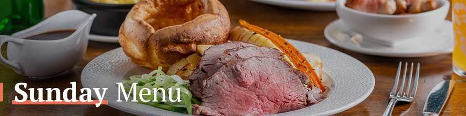 Sunday Menu at The Maid Of Muswell